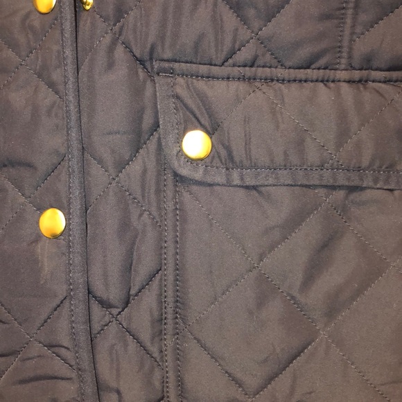 J. Crew navy quilted jacket - Picture 3 of 3